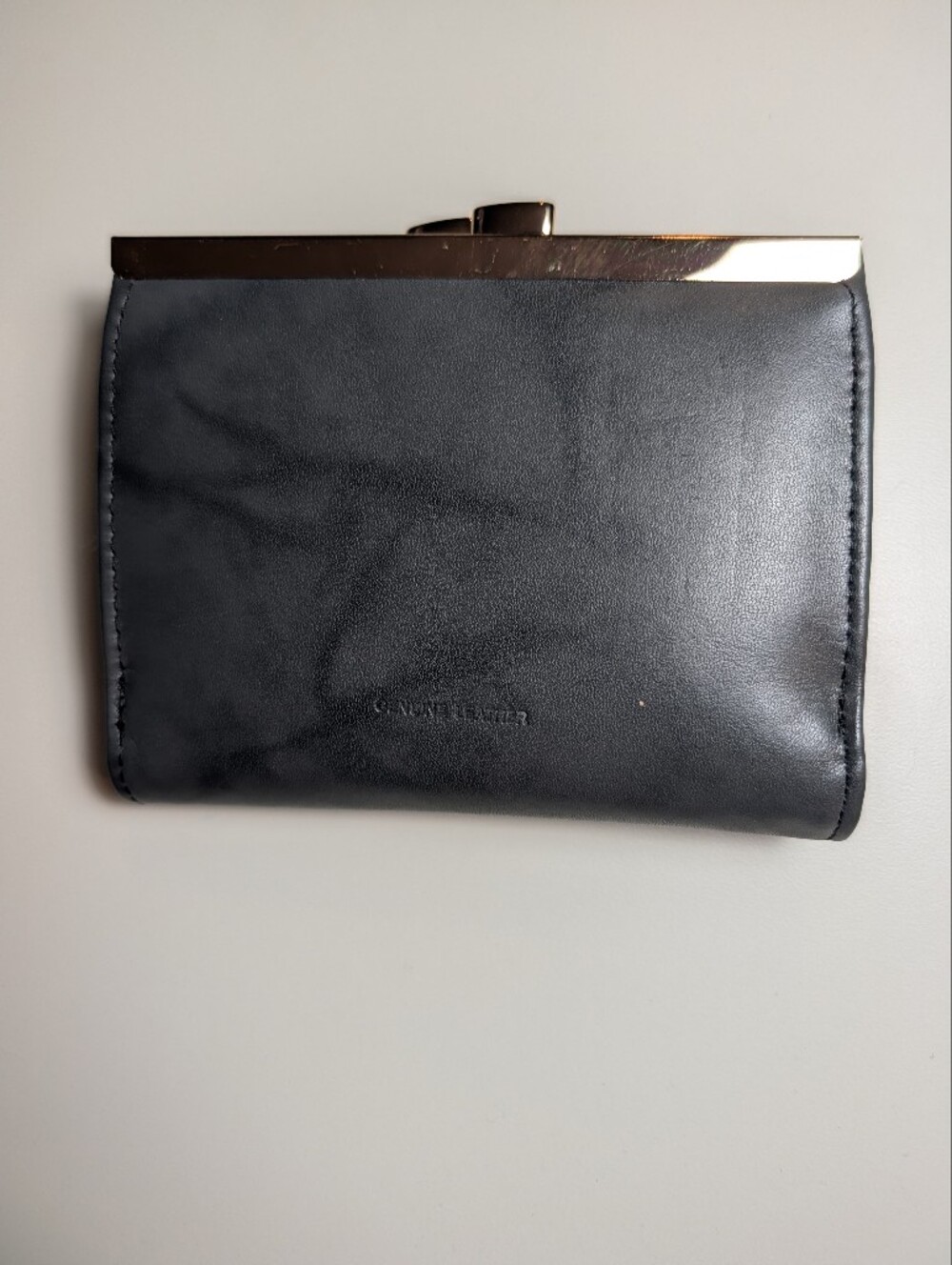 Buxton Julia Gray Leather Bifold Wallet with Snap Tab NWT - Picture 2 of 8